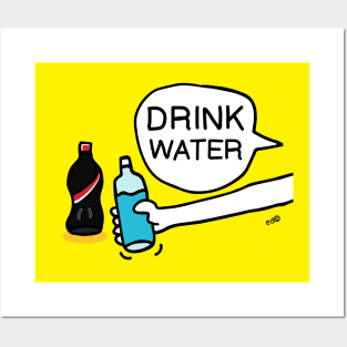 Drink Water Posters and Art